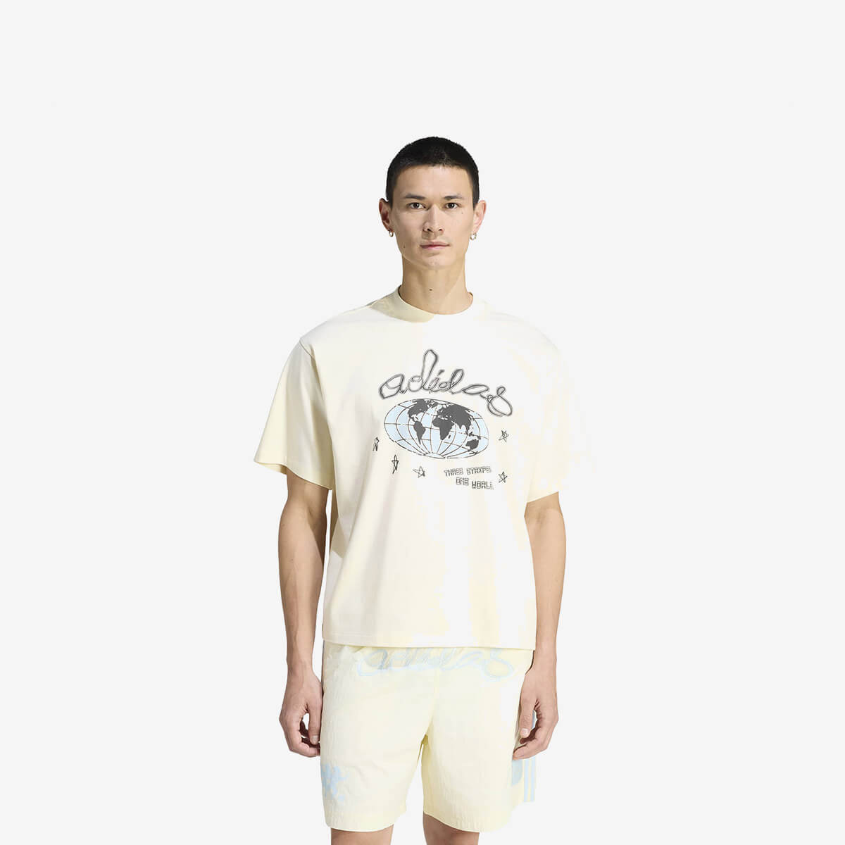 Adidas Graphic Original One World Tee 'Cream White'