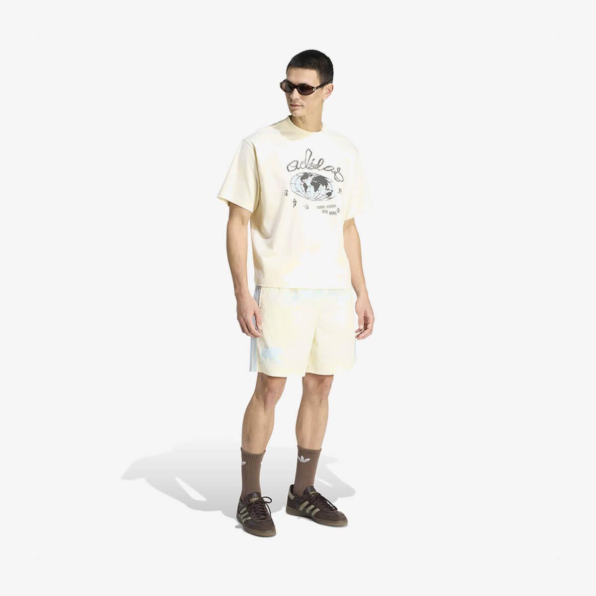 Adidas Graphic Original One World Tee 'Cream White'