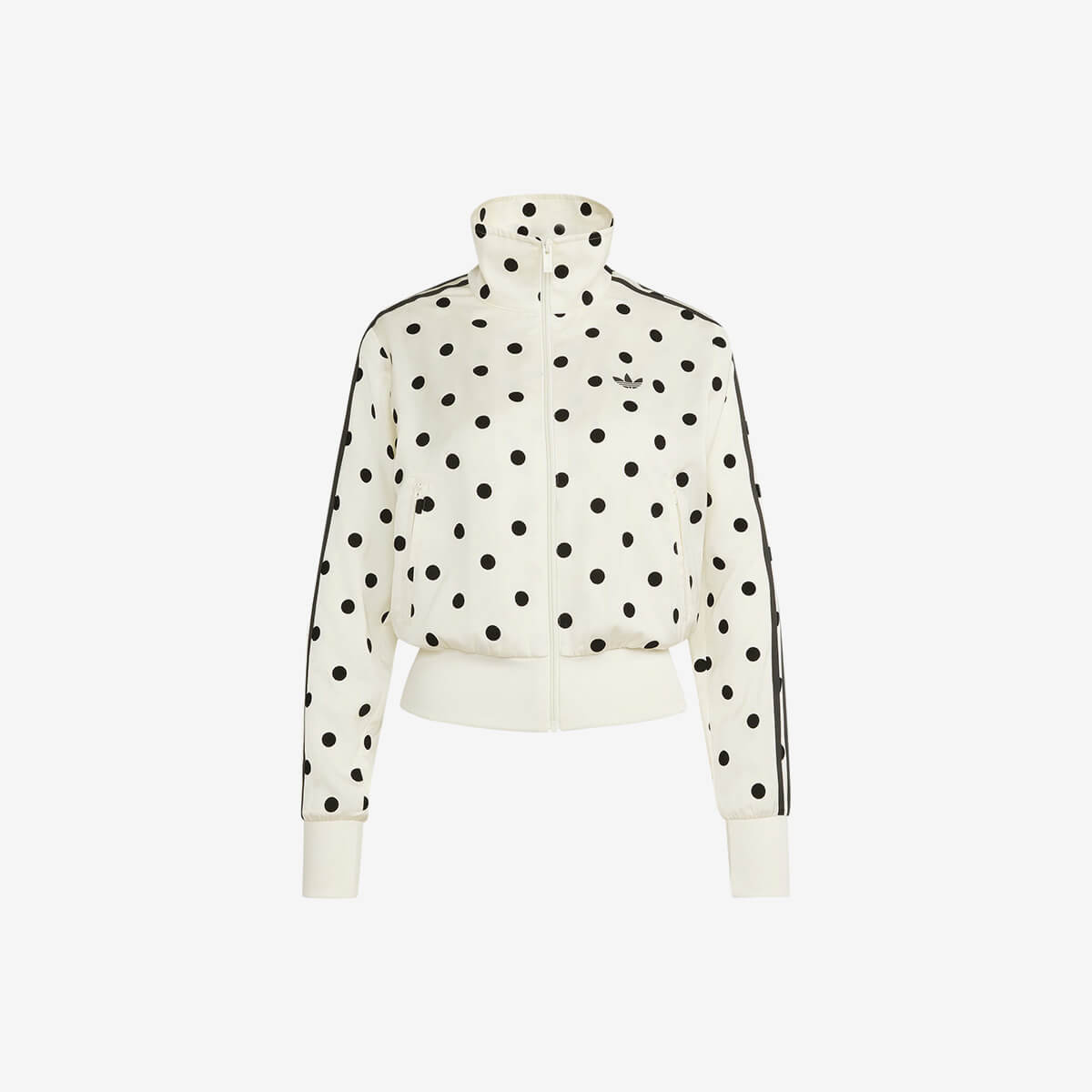 Women's Adidas Polka Dots TT de Satén Track Top 'Off White'
