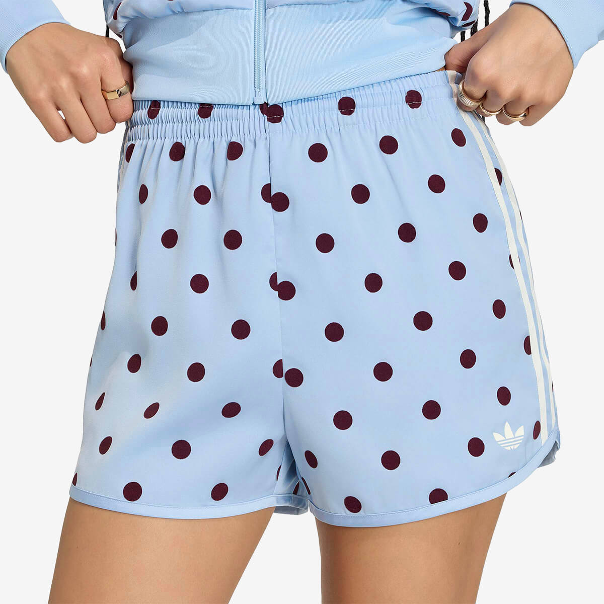 Women's Adidas Polka Dots Sprinter Short 'Clear Sky'