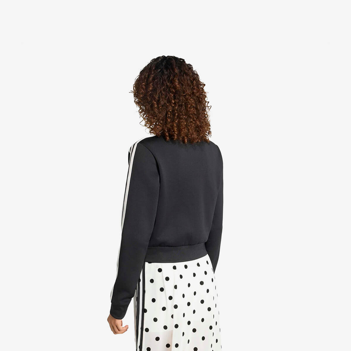 Women's Adidas V-Neck Superstar Track Top 'Black'