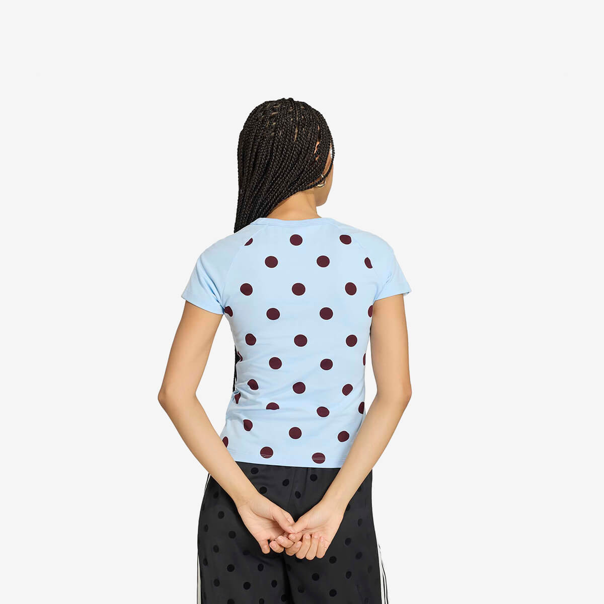 Women's Adidas Slim Fit Cali Tee 'Clear Sky'
