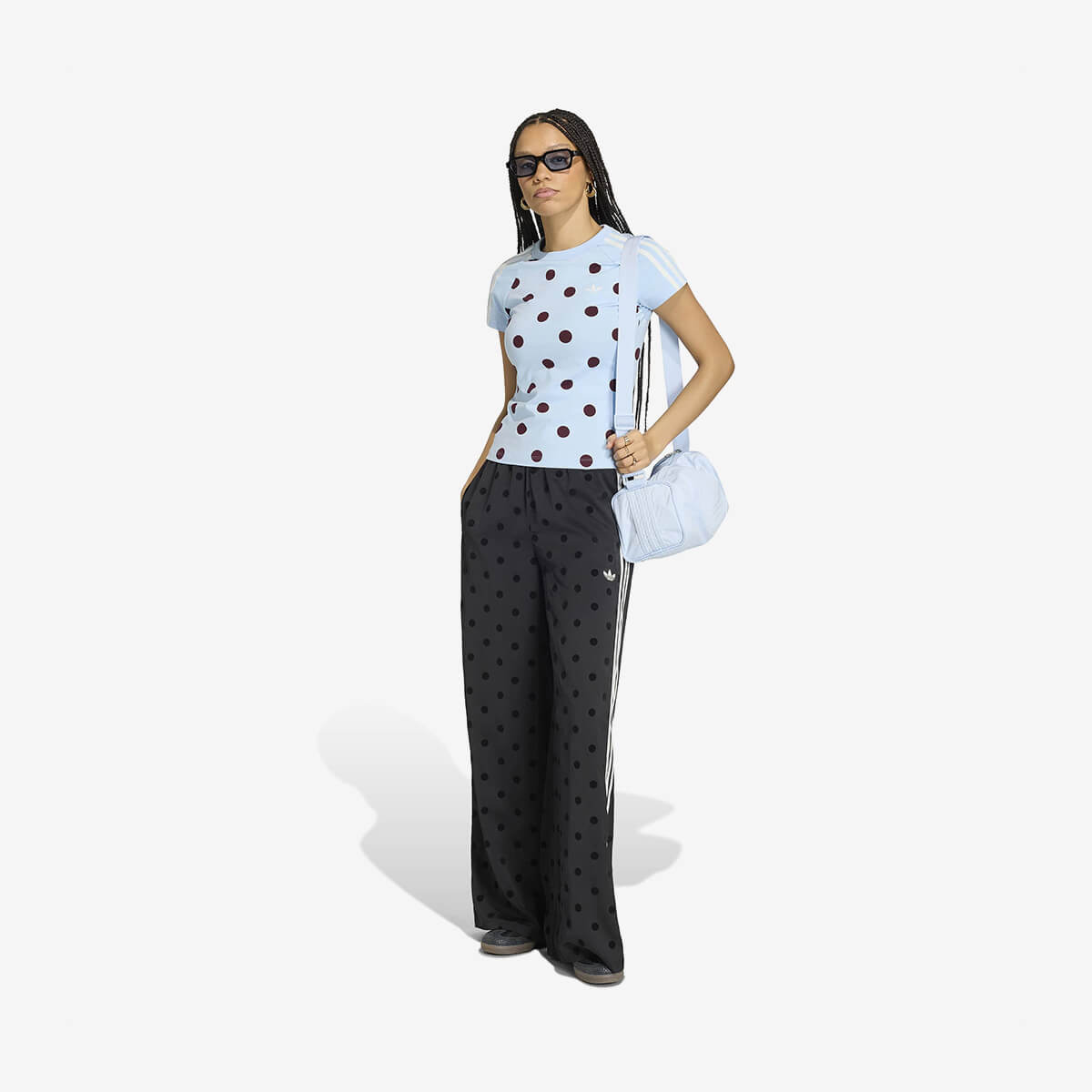 Women's Adidas Slim Fit Cali Tee 'Clear Sky'