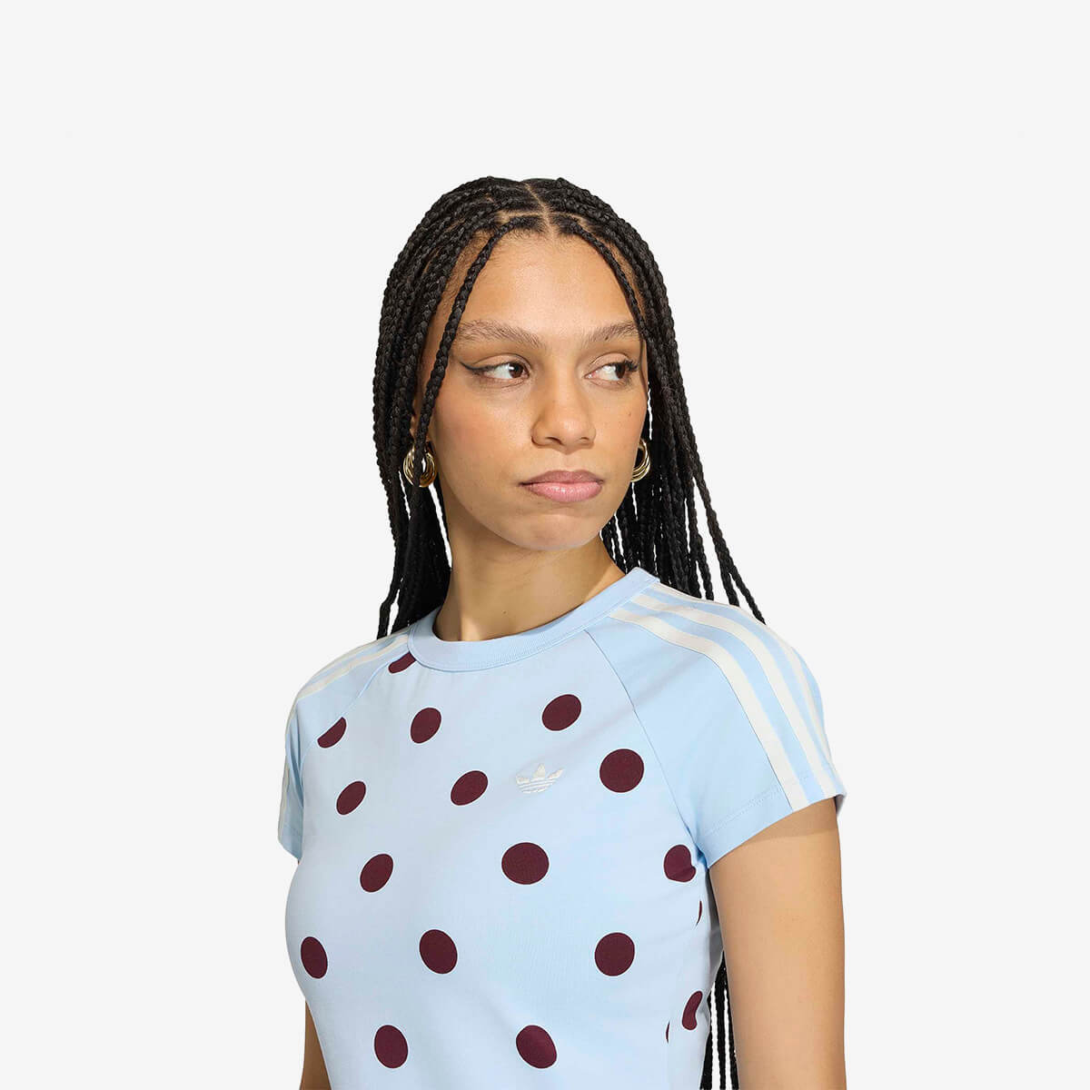 Women's Adidas Slim Fit Cali Tee 'Clear Sky'