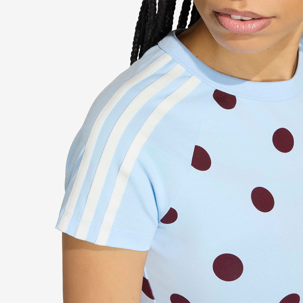 Women's Adidas Slim Fit Cali Tee 'Clear Sky'