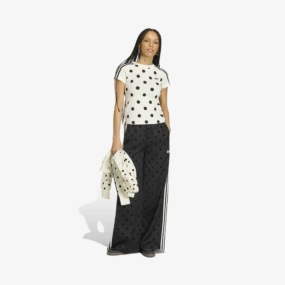Women's Adidas Slim Fit Cali Tee 'Off White'