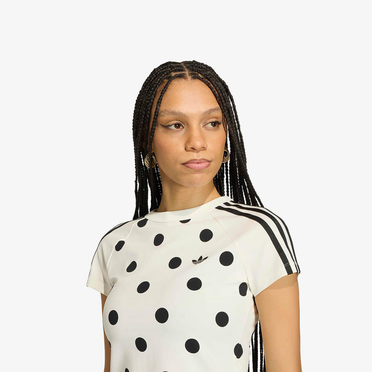 Women's Adidas Slim Fit Cali Tee 'Off White'