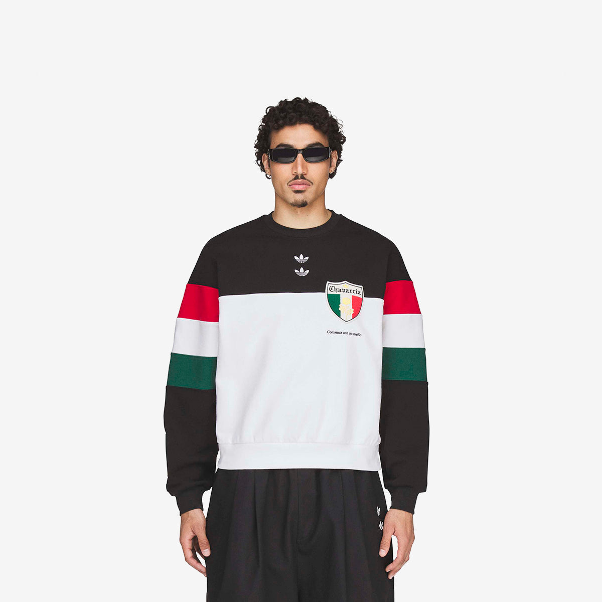 adidas x Willy Chavarria Fleece Crewneck Sweatshirt