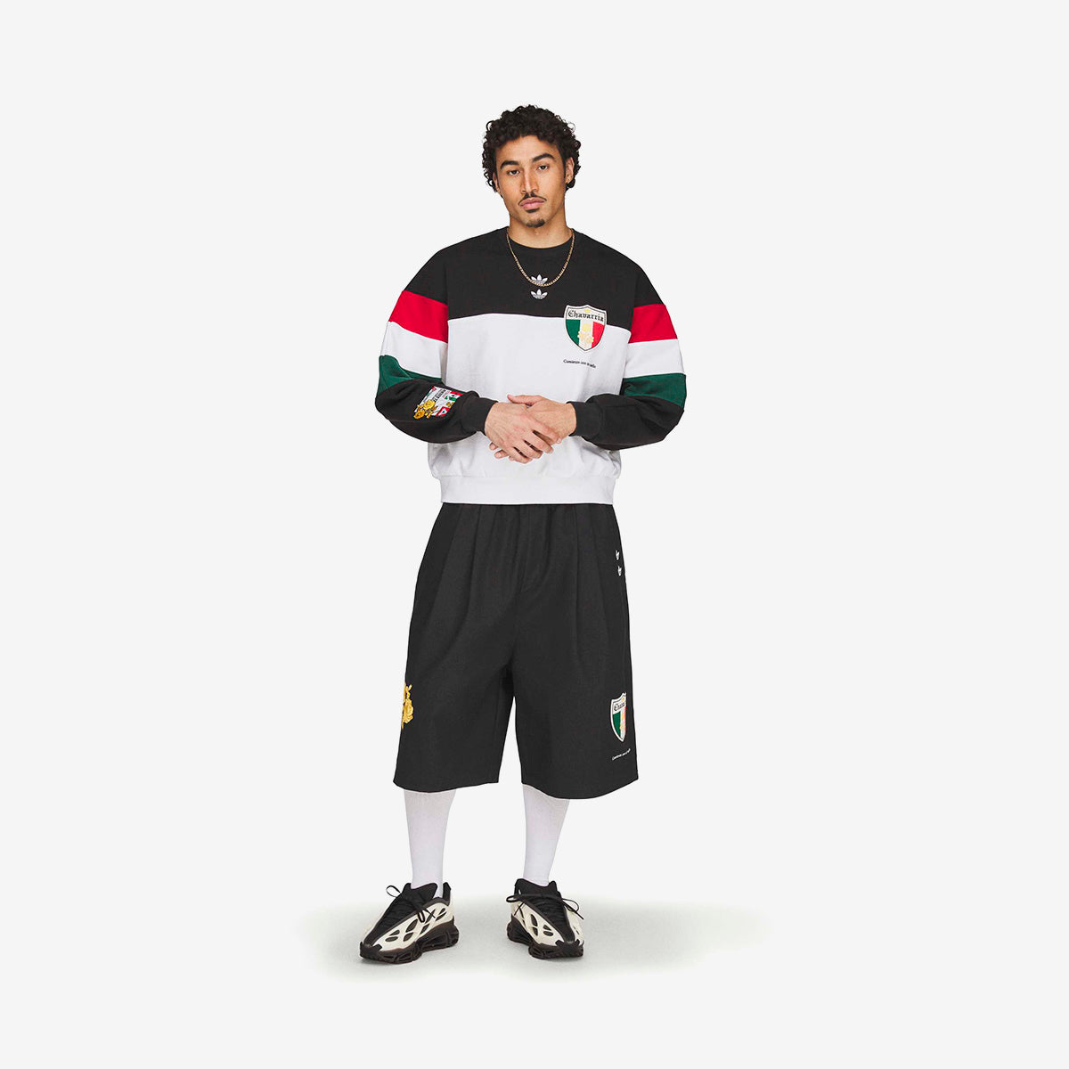 adidas x Willy Chavarria Fleece Crewneck Sweatshirt