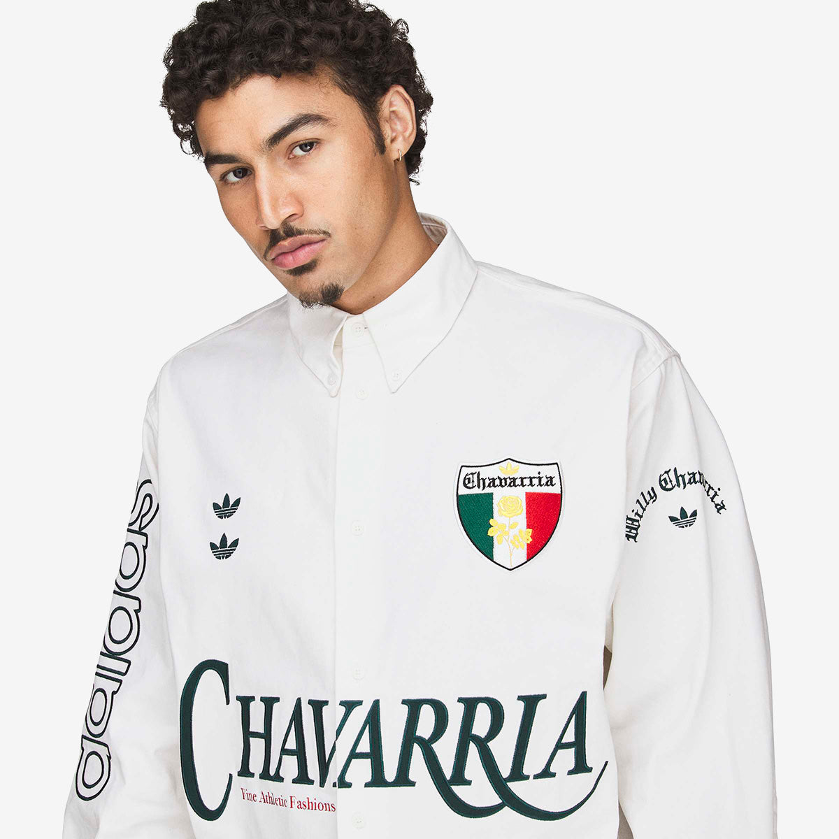 Adidas White Chavarria Button Up Shirt
