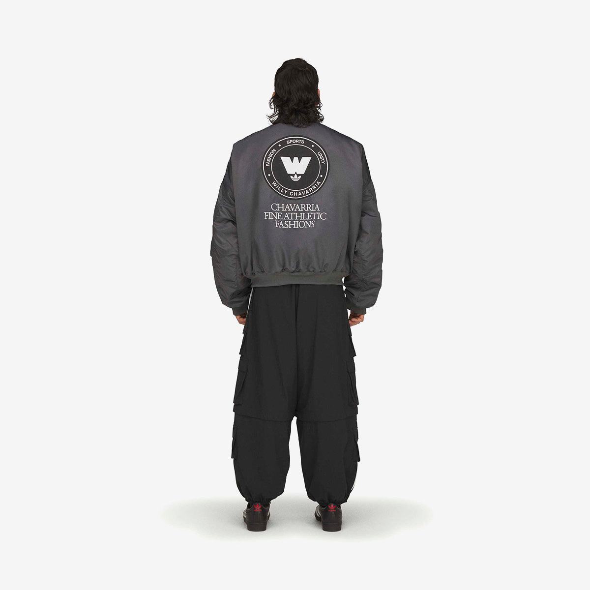 Adidas Chavarria Bomber Jacket 'Grey'