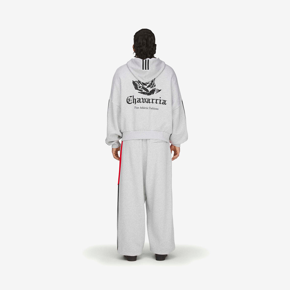 Adidas Chavarria Full Zip Logo 'Grey'