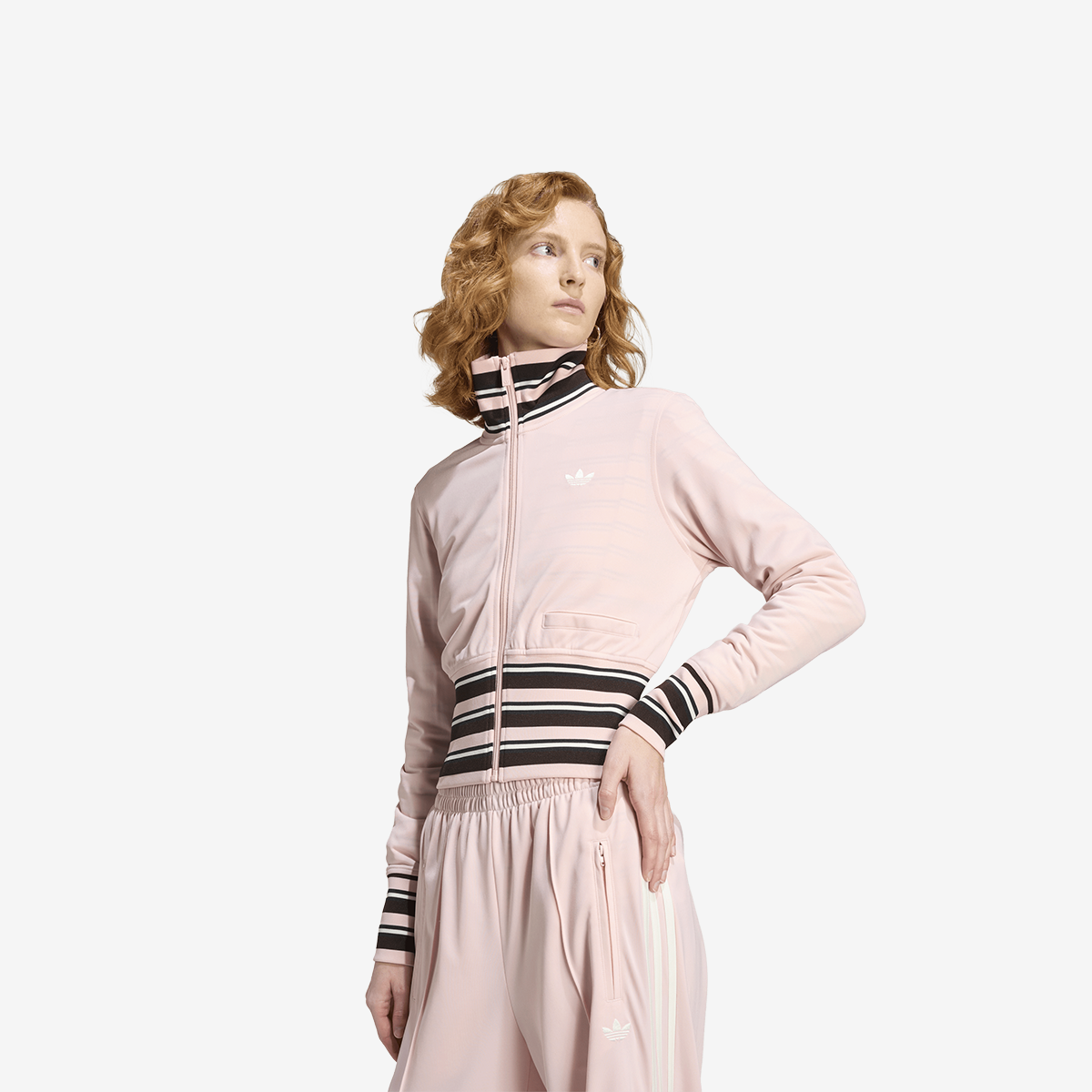 Women's adidas Vintage TT High Knitted Ribs 'Sandy Pink'