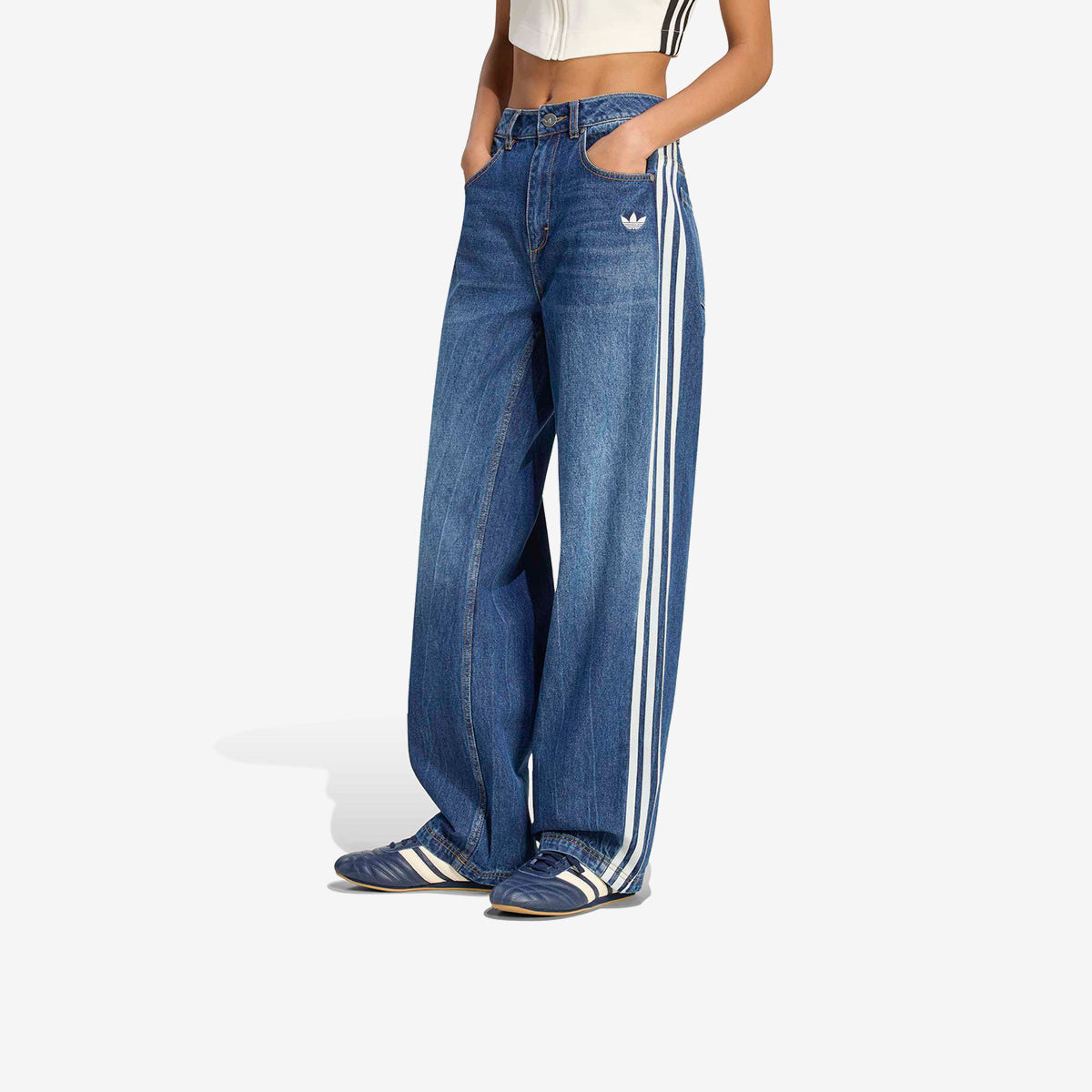 Women's adidas Dad Jeans 'Indigo Denim'