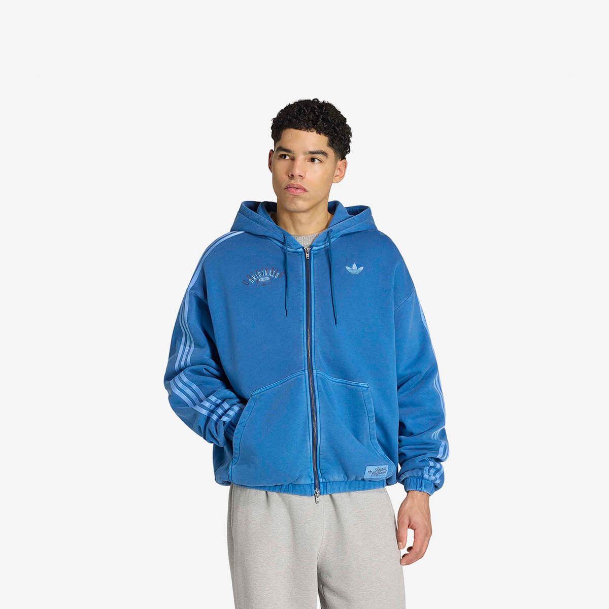 Adidas Zip Thru Hoodie 'Dusky Petrol'