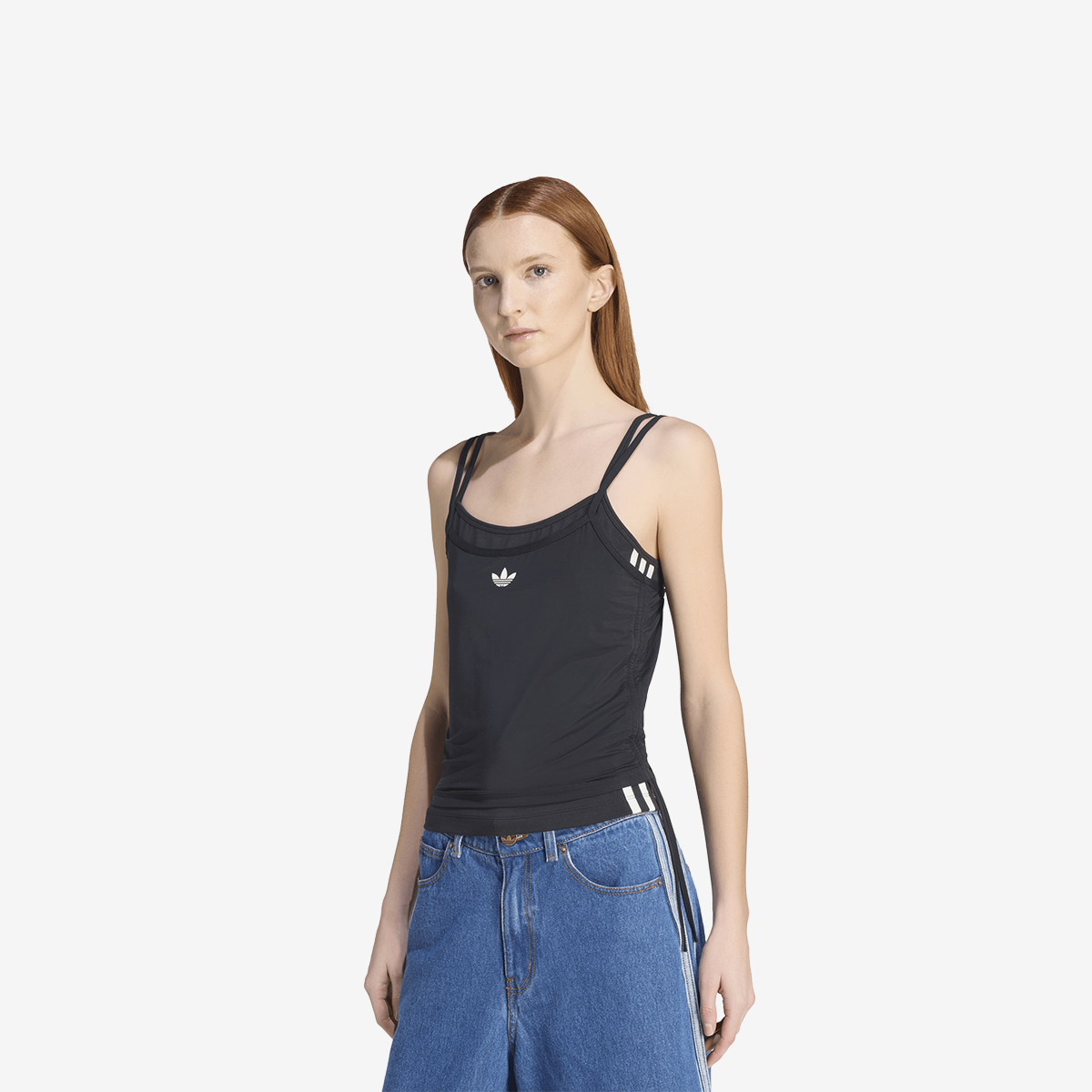 Women's adidas Layered Tank Top 'Black'