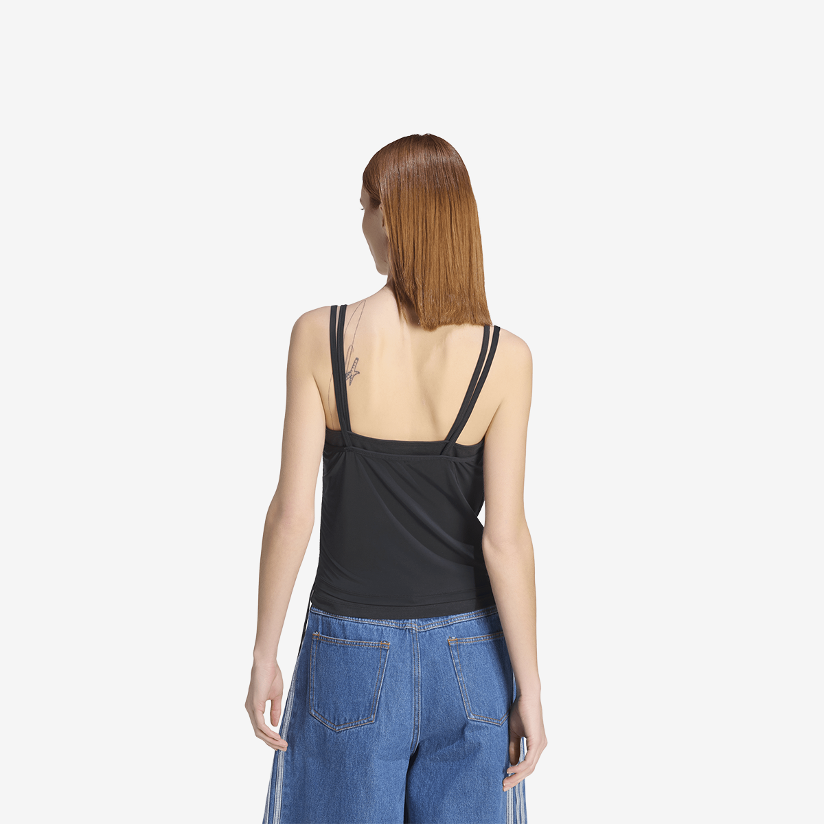 Women's adidas Layered Tank Top 'Black'