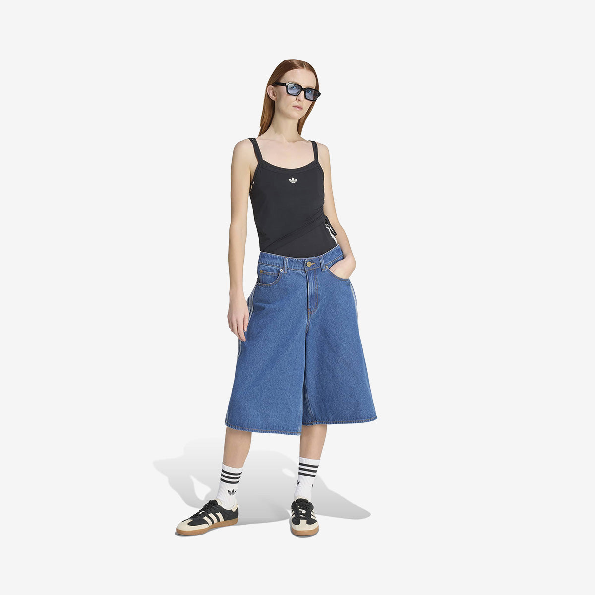 Women's adidas Layered Tank Top 'Black'