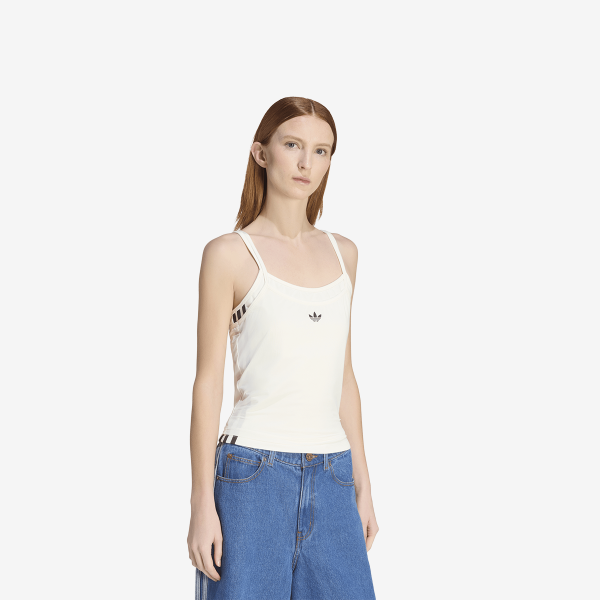 Women's adidas Layered Tank Top 'White'