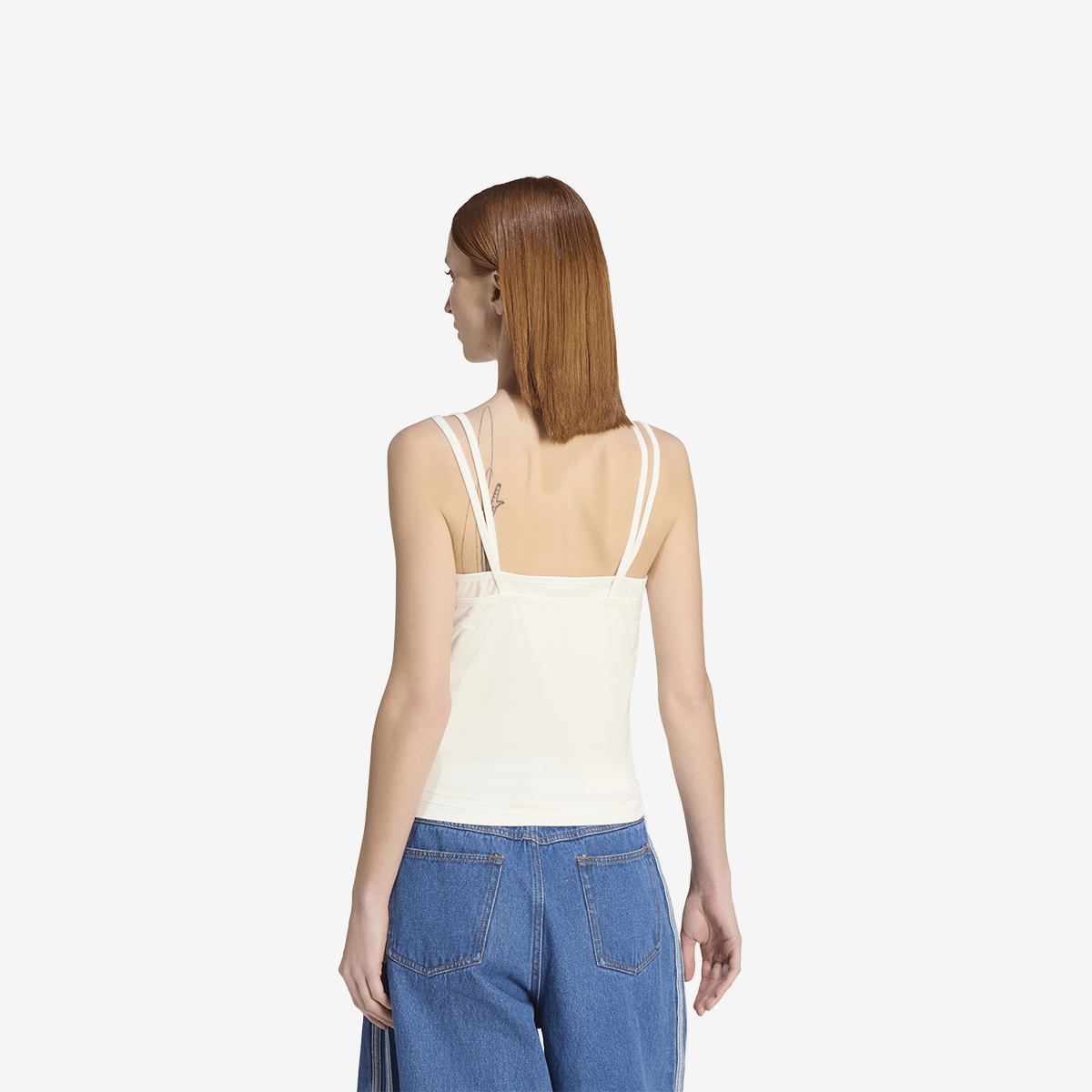 Women's adidas Layered Tank Top 'White'