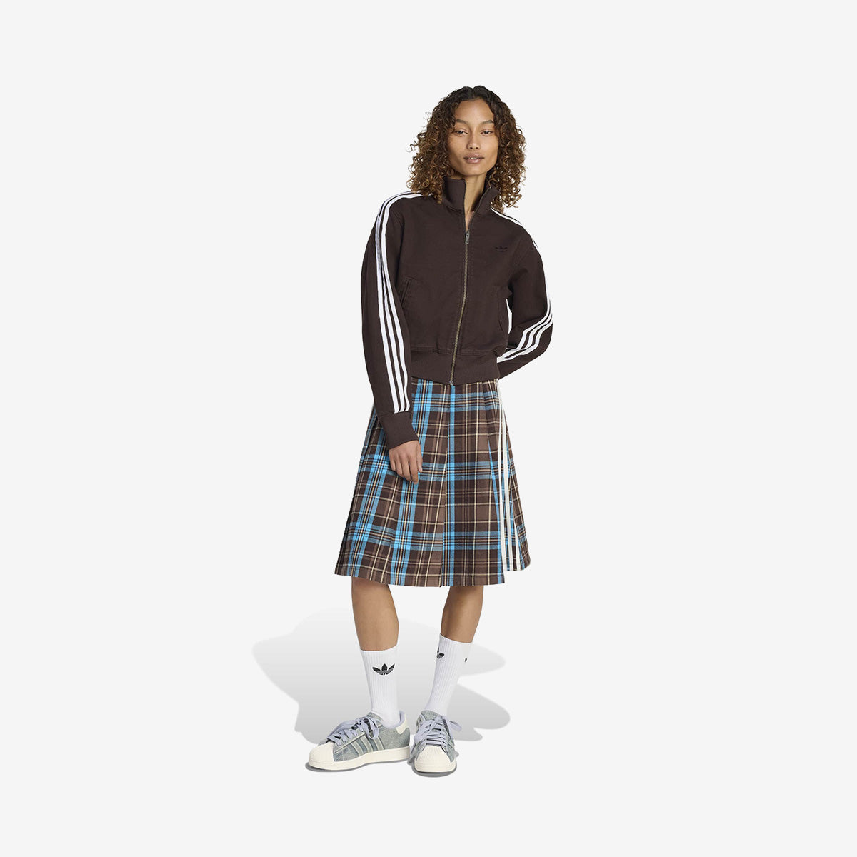 Women's adidas Check Skirt Pleated