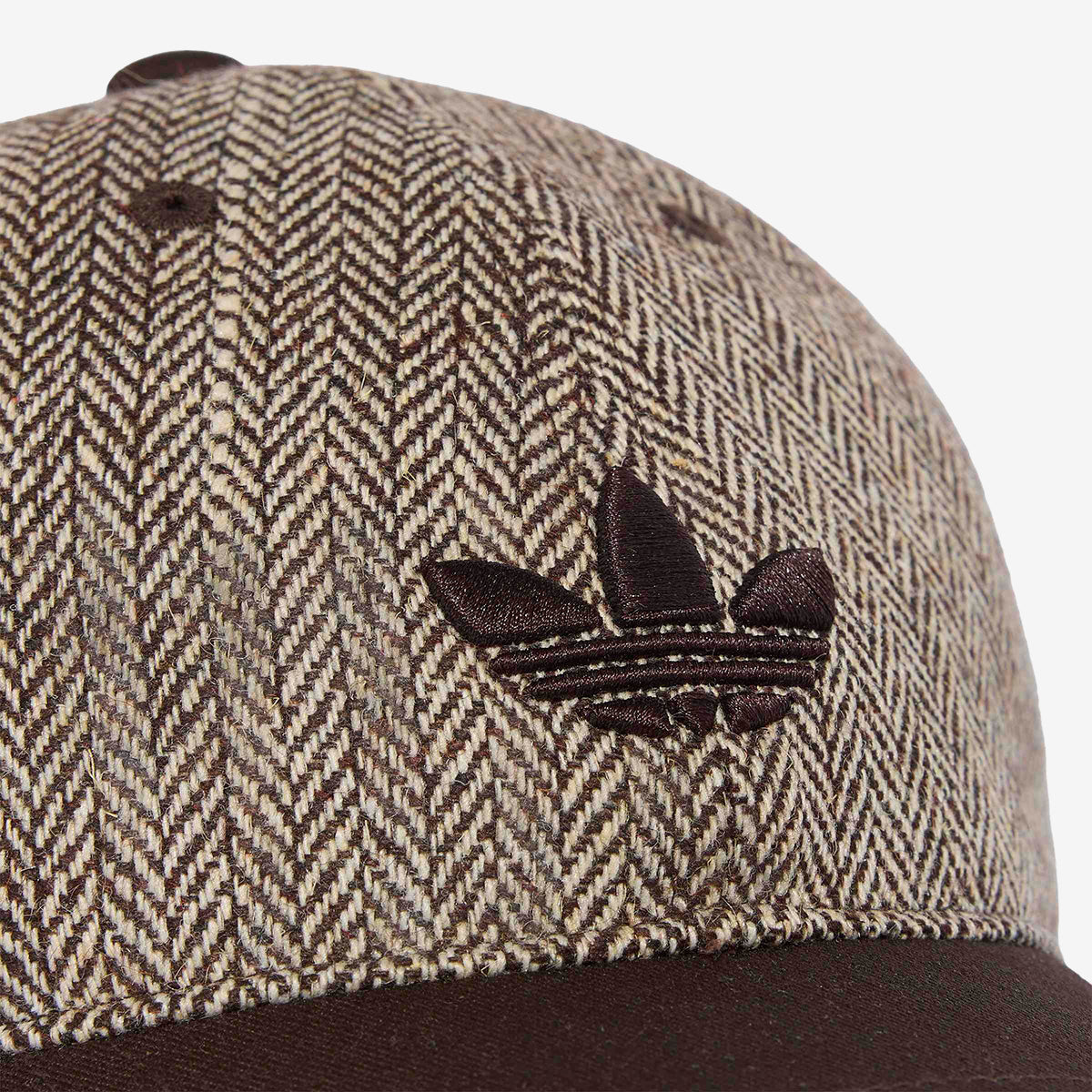 adidas Tweed Baseball Cap 'Aurora Coffee'