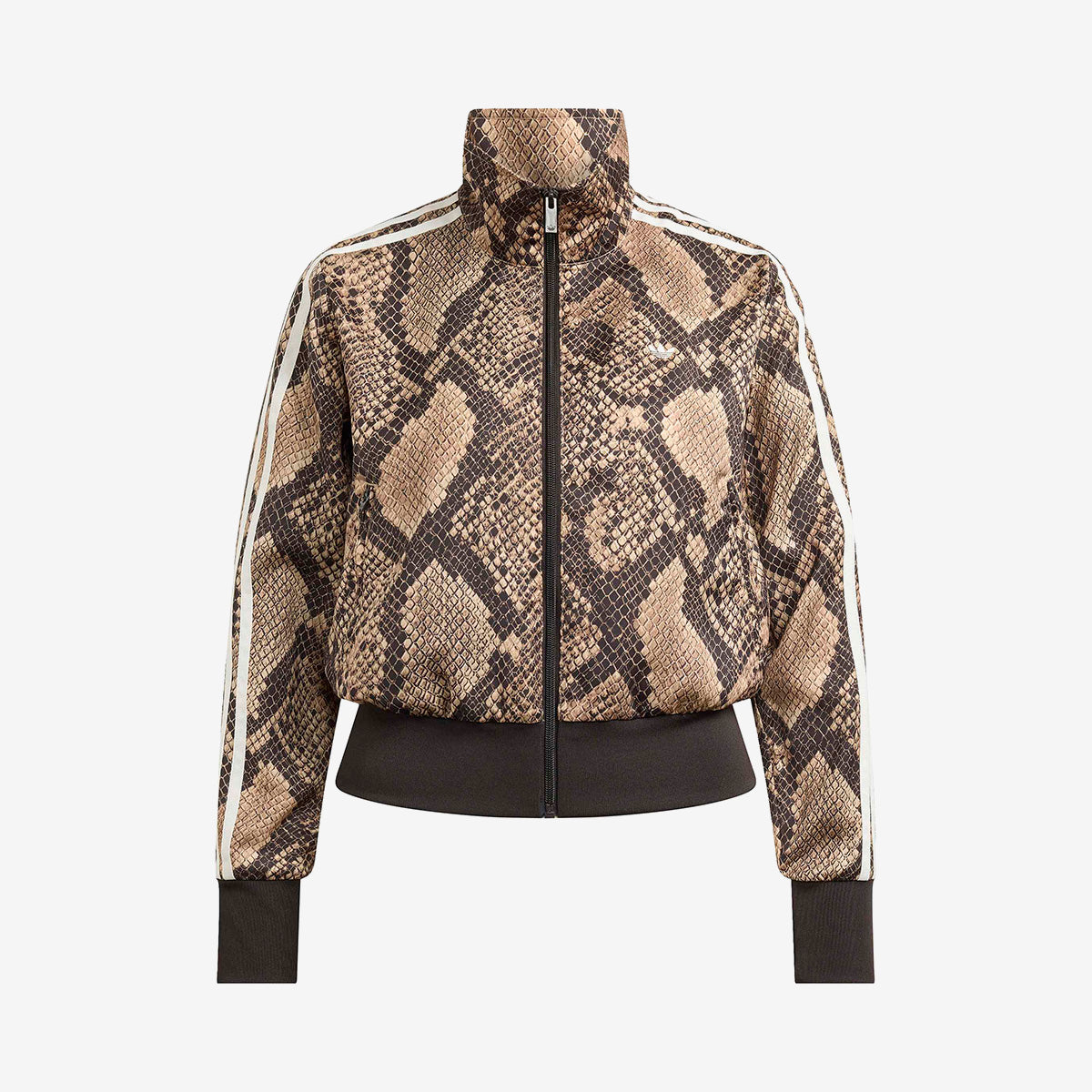Women's adidas Satin Snake Print Firebird Track Jacket