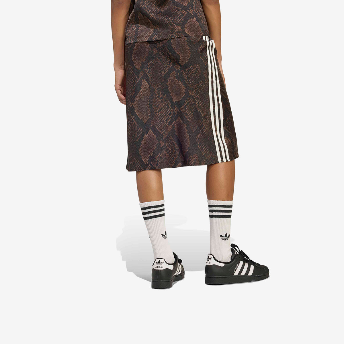 Women's adidas Snake Print Satin Skirt