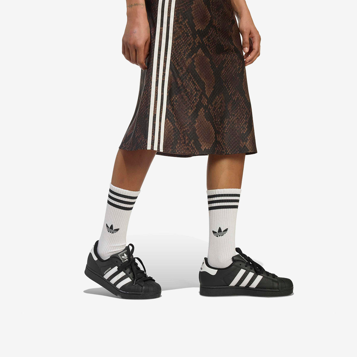 Women's adidas Snake Print Satin Skirt
