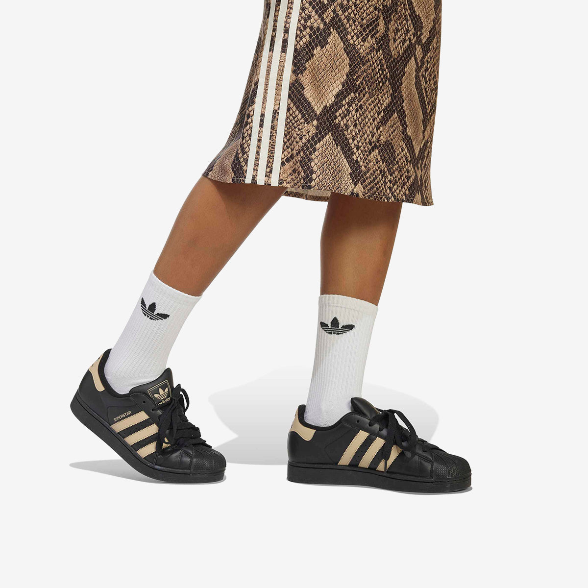 Women's adidas Snake Print Satin Skirt Asia Sizing
