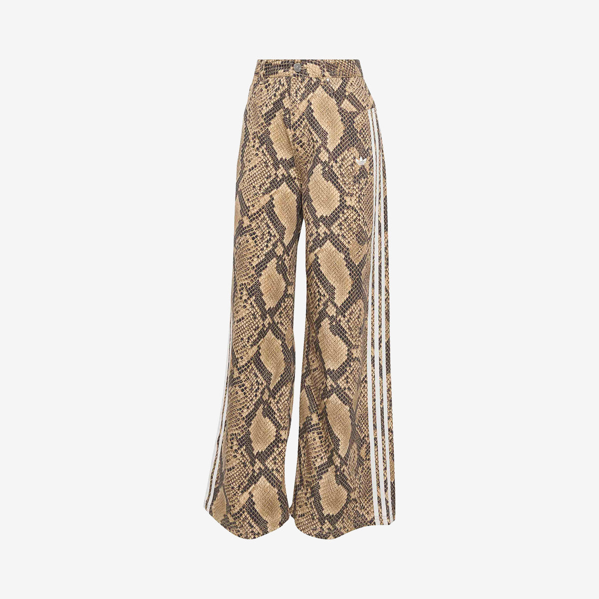 Women's adidas Originals Snake Print Denim Loose Pants