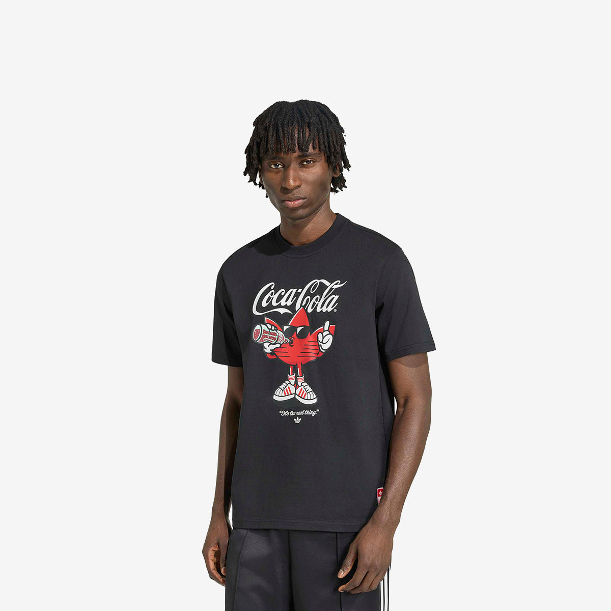 adidas Treffie Graphic Tee Classic Sport x Coca-Cola 'Black'