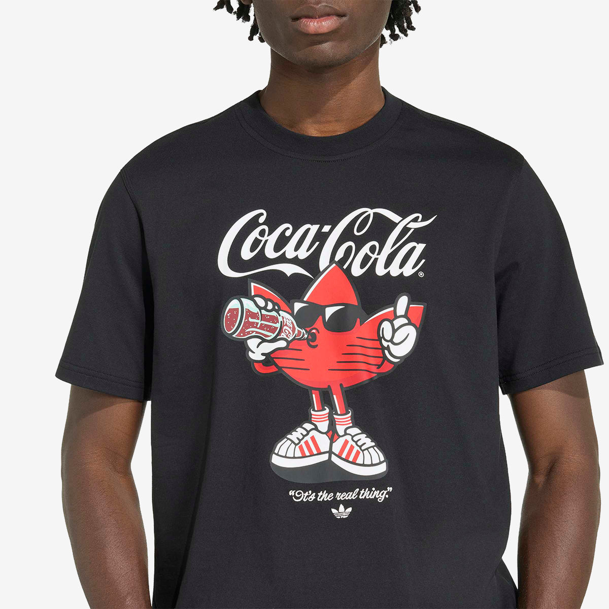 adidas Treffie Graphic Tee Classic Sport x Coca-Cola 'Black'