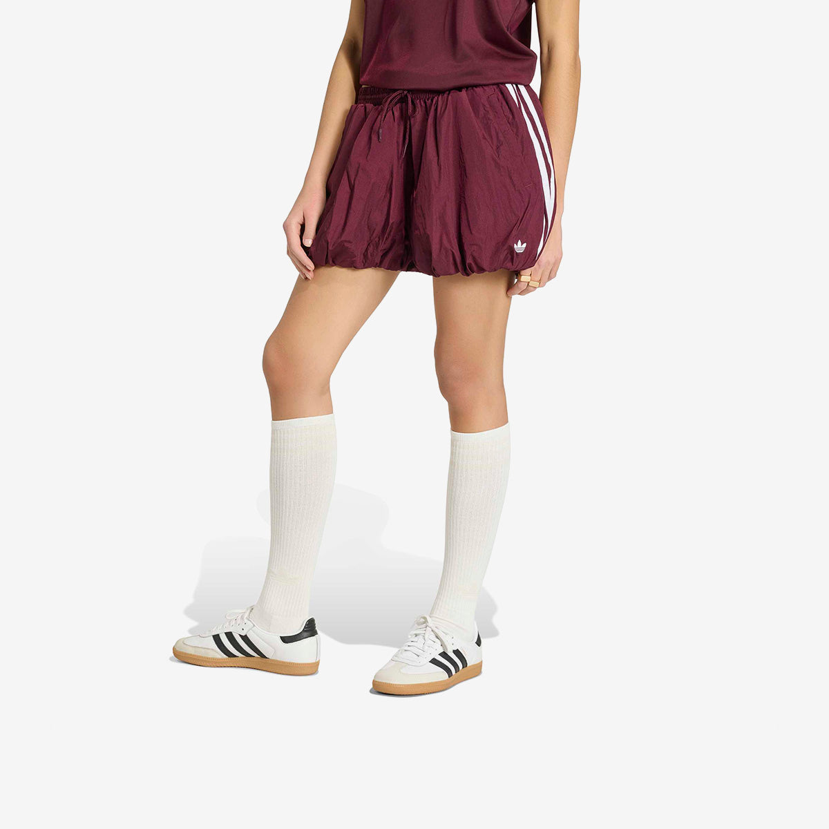 Women's Adidas Adilenium 5.0 Balloon Shorts 'Maroon'