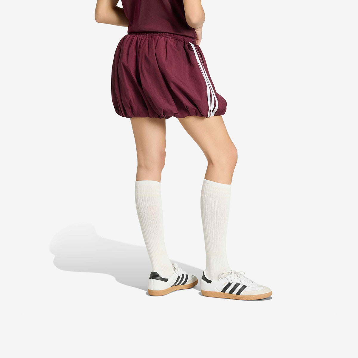 Women's Adidas Adilenium 5.0 Balloon Shorts 'Maroon'