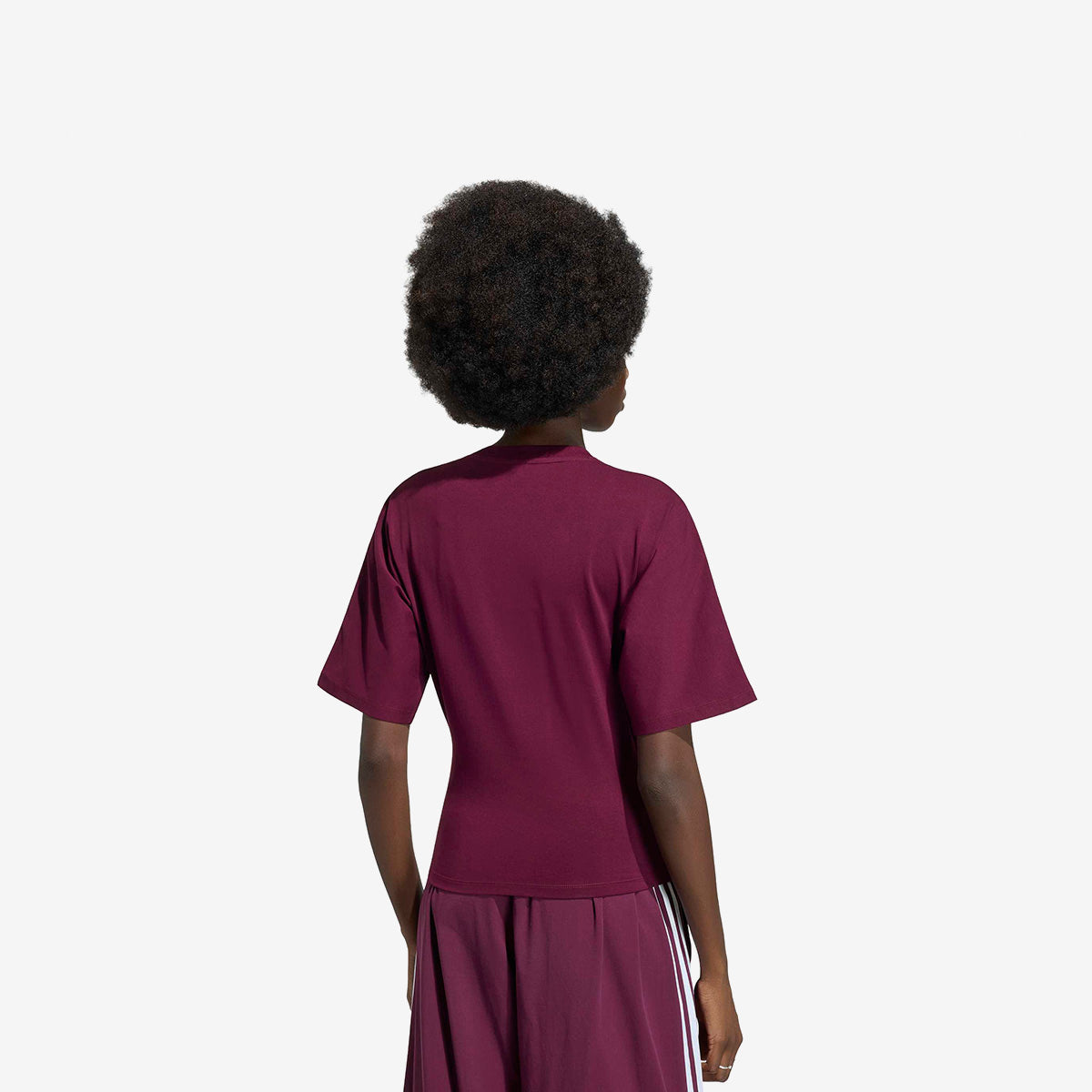 Women's Adidas Adilenium 5.0 Slim Tee 'Maroon'