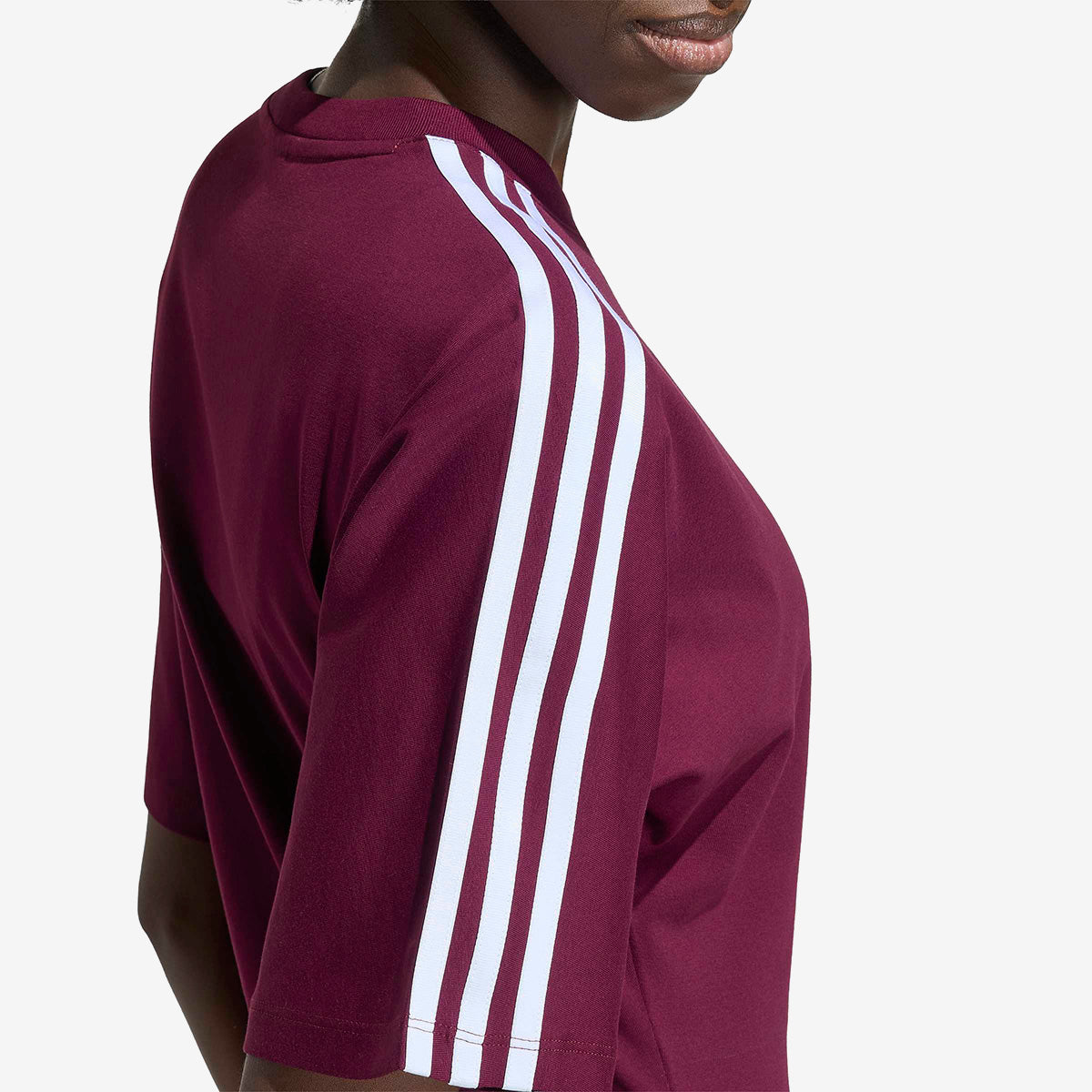 Women's Adidas Adilenium 5.0 Slim Tee 'Maroon'
