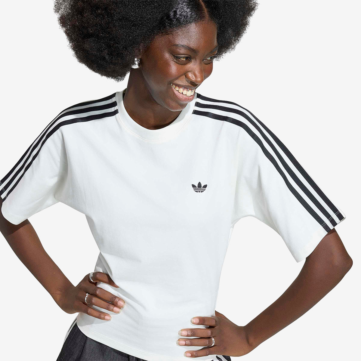 Women's Adidas Adilenium 5.0 Slim Tee ' Off White'