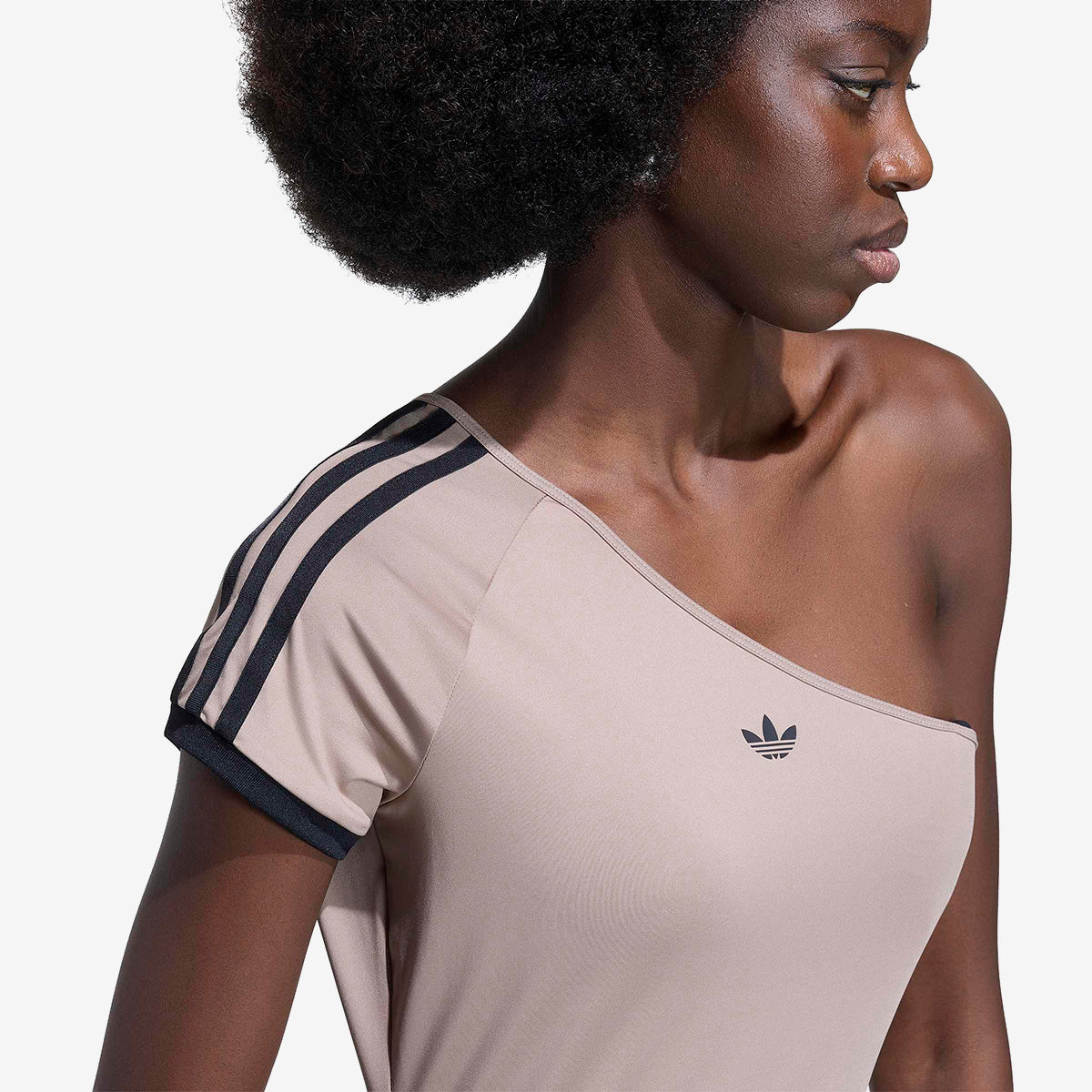 Women's Adidas Adilenium 5.0 Off Shoulder Tee 'Chalky Brown'