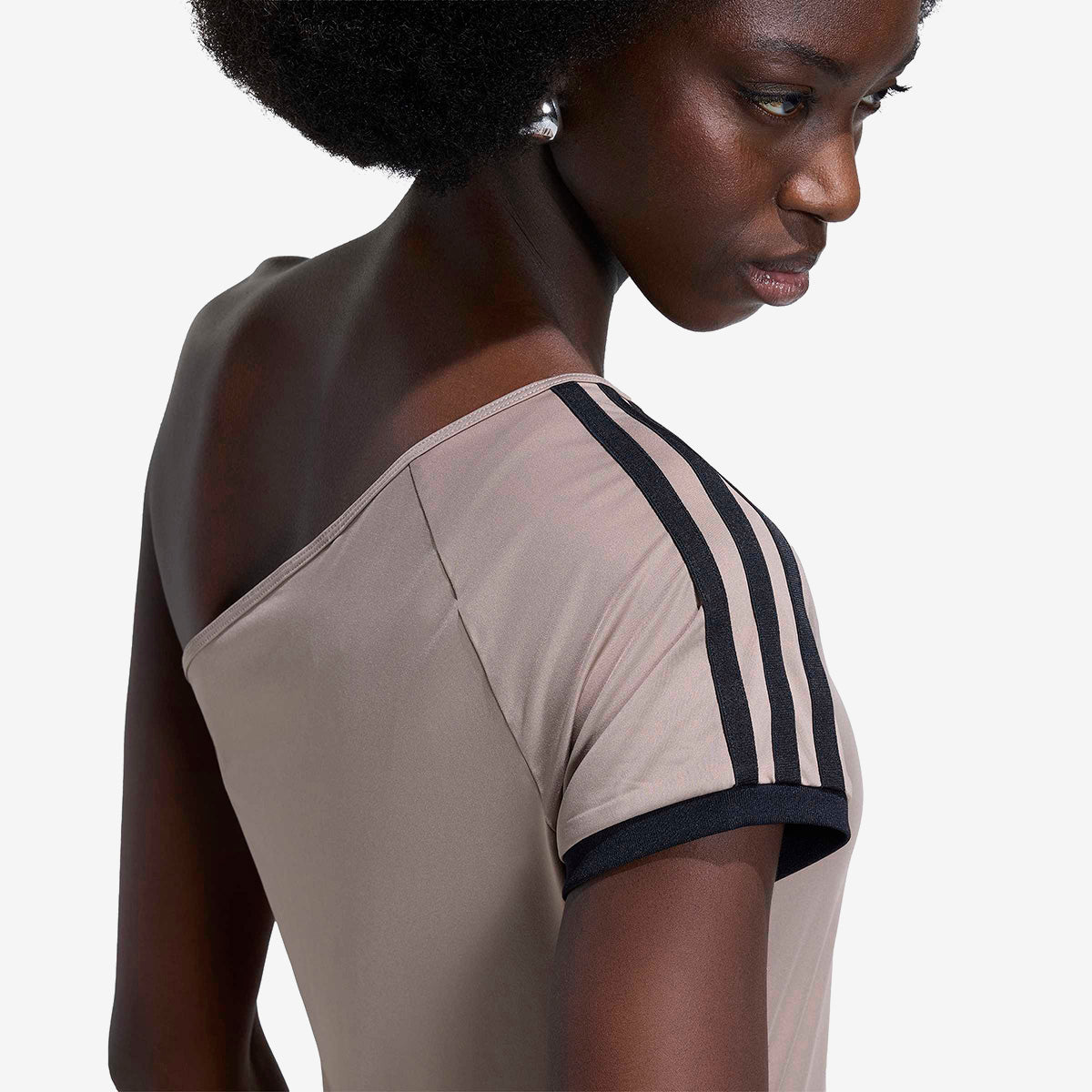 Women's Adidas Adilenium 5.0 Off Shoulder Tee 'Chalky Brown'