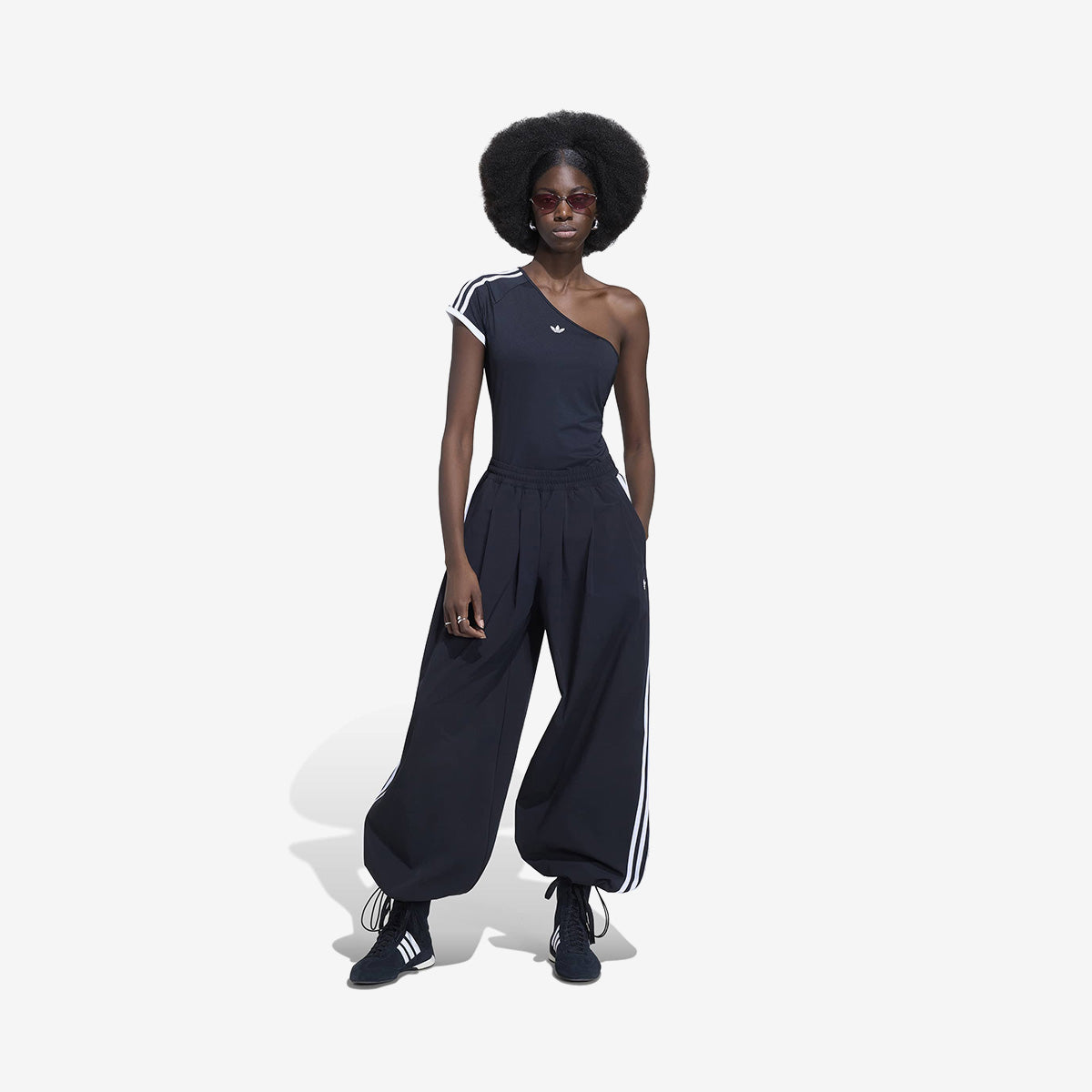 Women's Adidas Adilenium 5.0 OG With Pleats Track Pants 'Black'