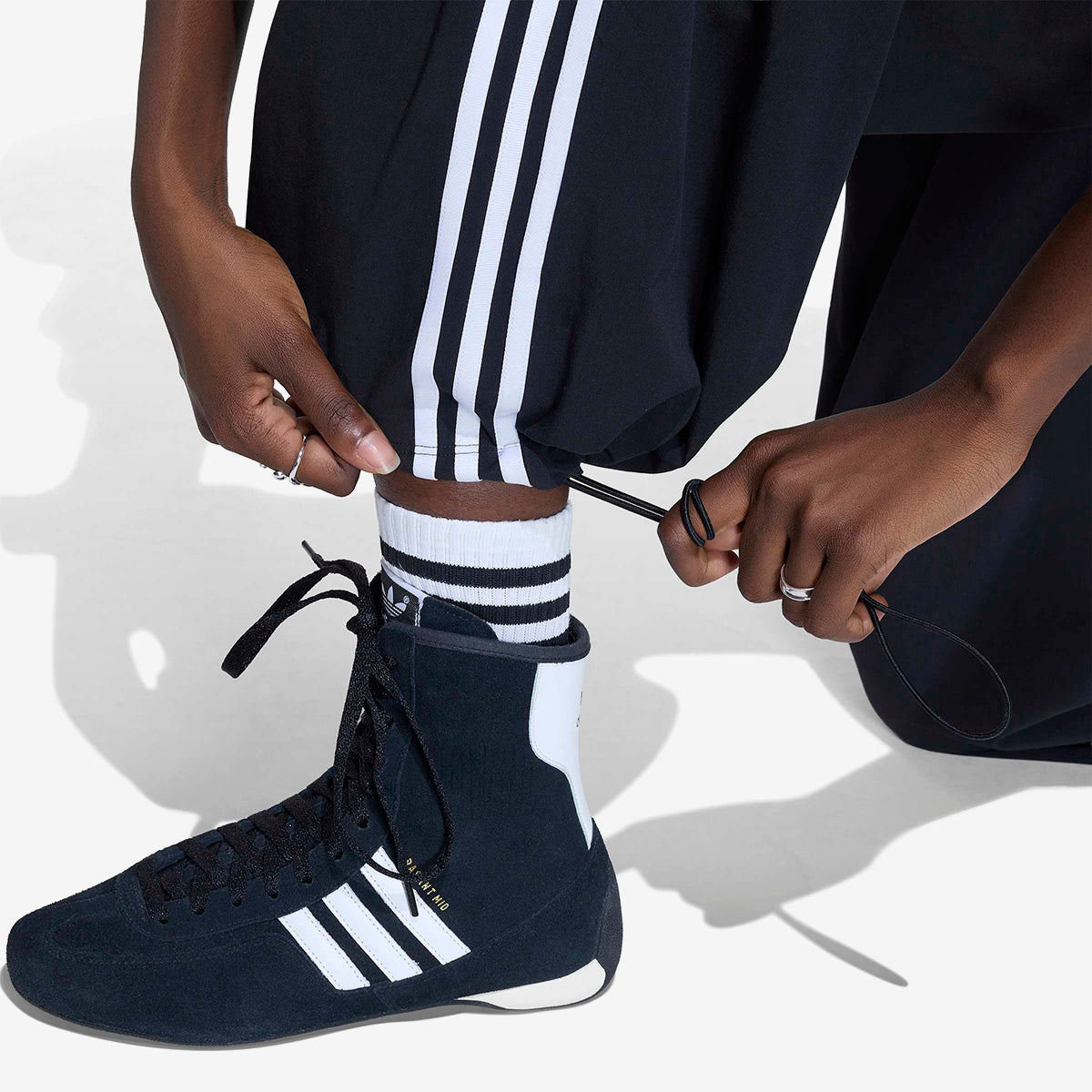 Women's Adidas Adilenium 5.0 OG With Pleats Track Pants 'Black'