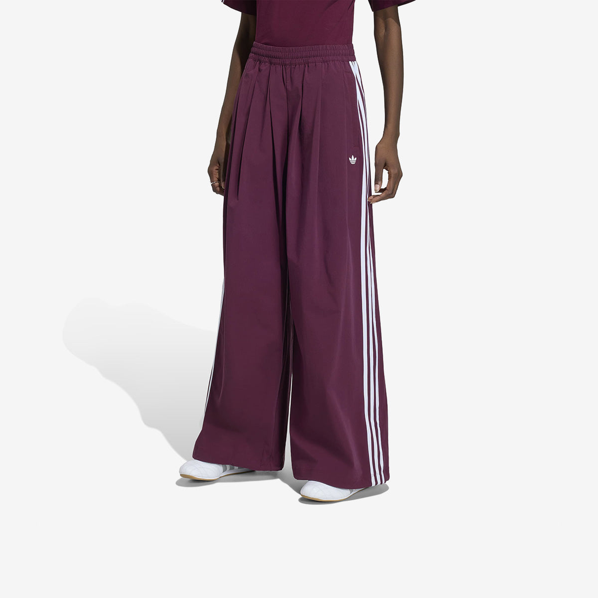Women's Adidas Adilenium 5.0 OG With Pleats Track Pants 'Maroon'