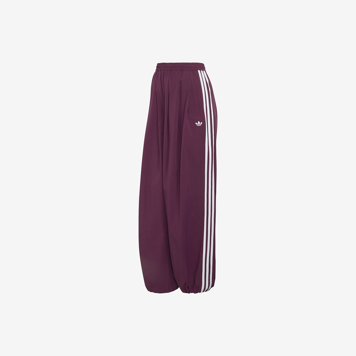 Women's Adidas Adilenium 5.0 OG With Pleats Track Pants 'Maroon'