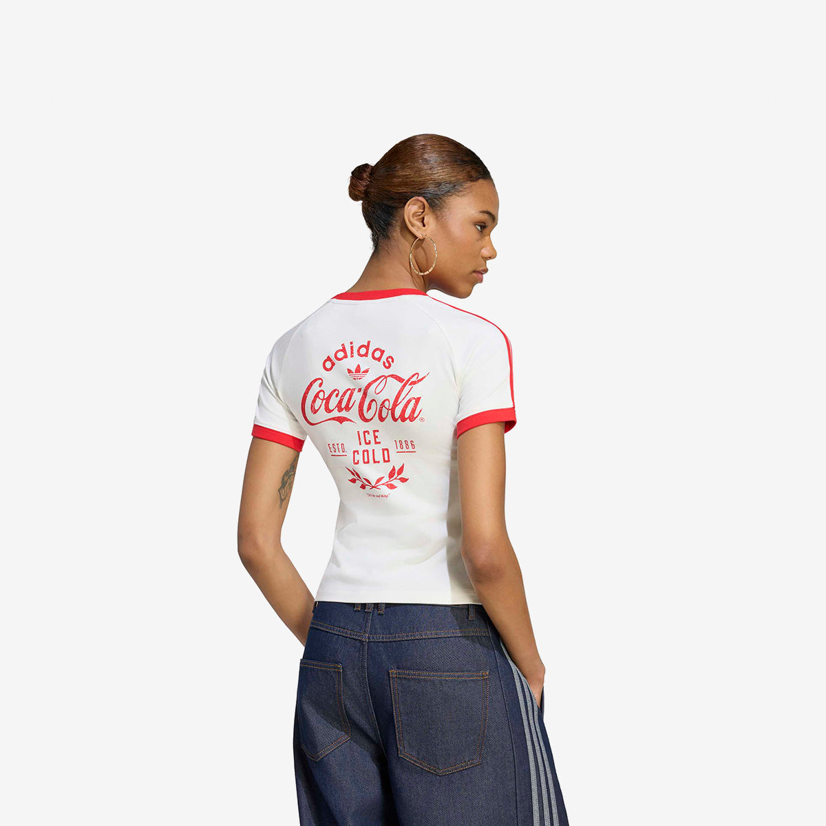 Adidas x Coca-Cola 3-Stripes Tee 'White'