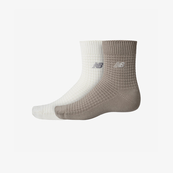 New Balance Waffle Ankle Sock 2 Pack 'Beige'