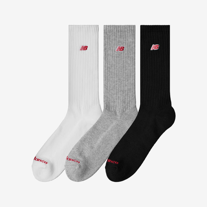 New Balance Logo Crew Socks 3 Pack