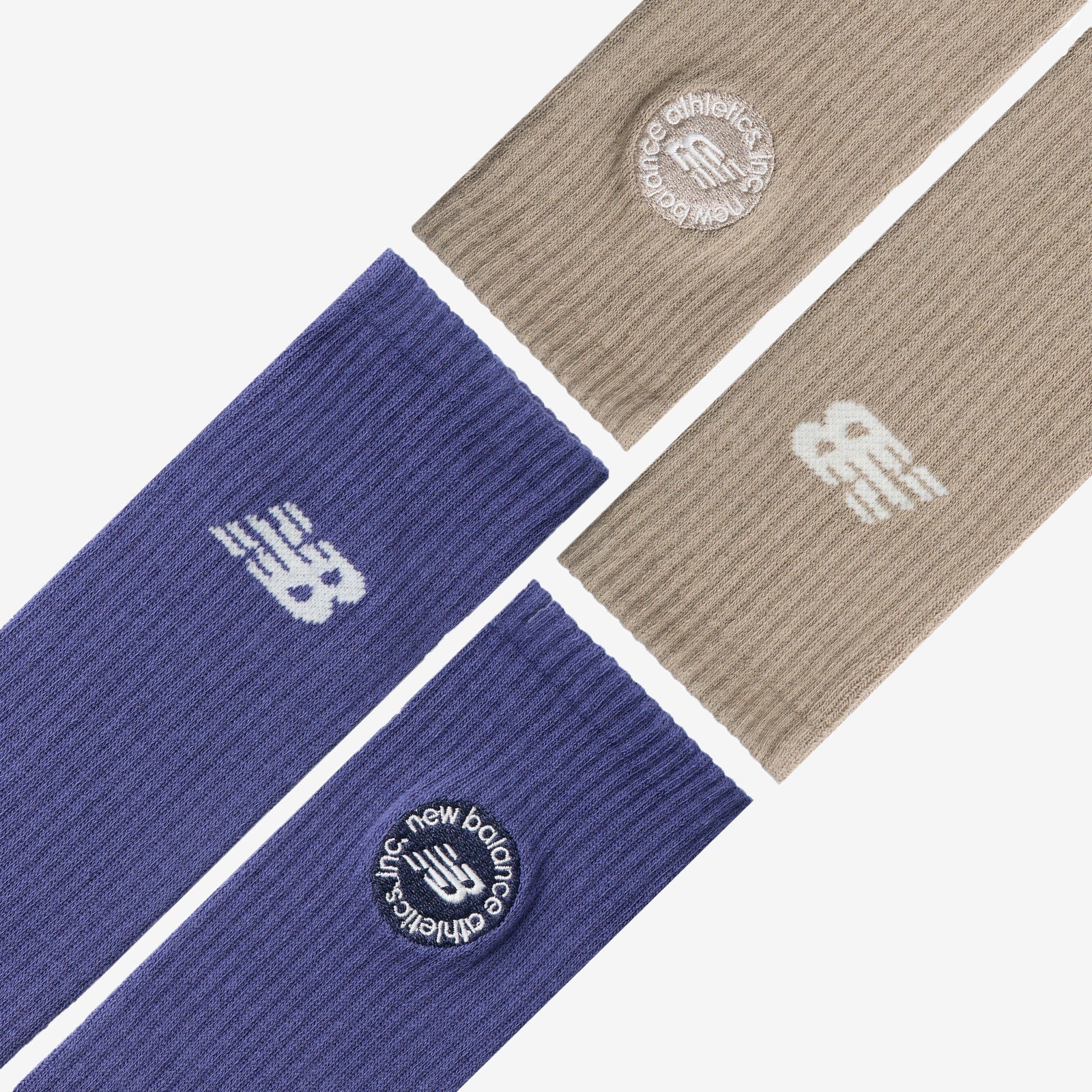 New Balance Circular Logo Crew Socks 2 Pack