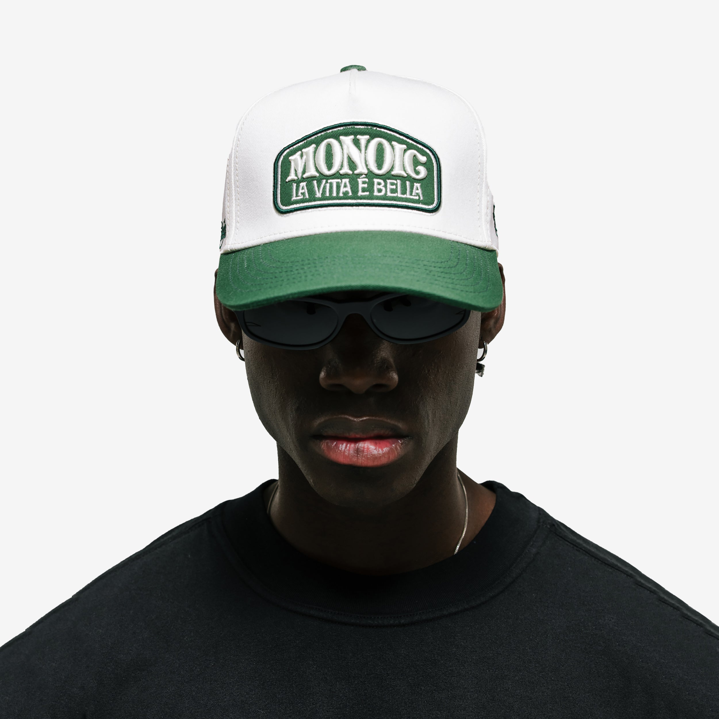 Monoic Gorra La Vita E Bella 'Verde Oliva'