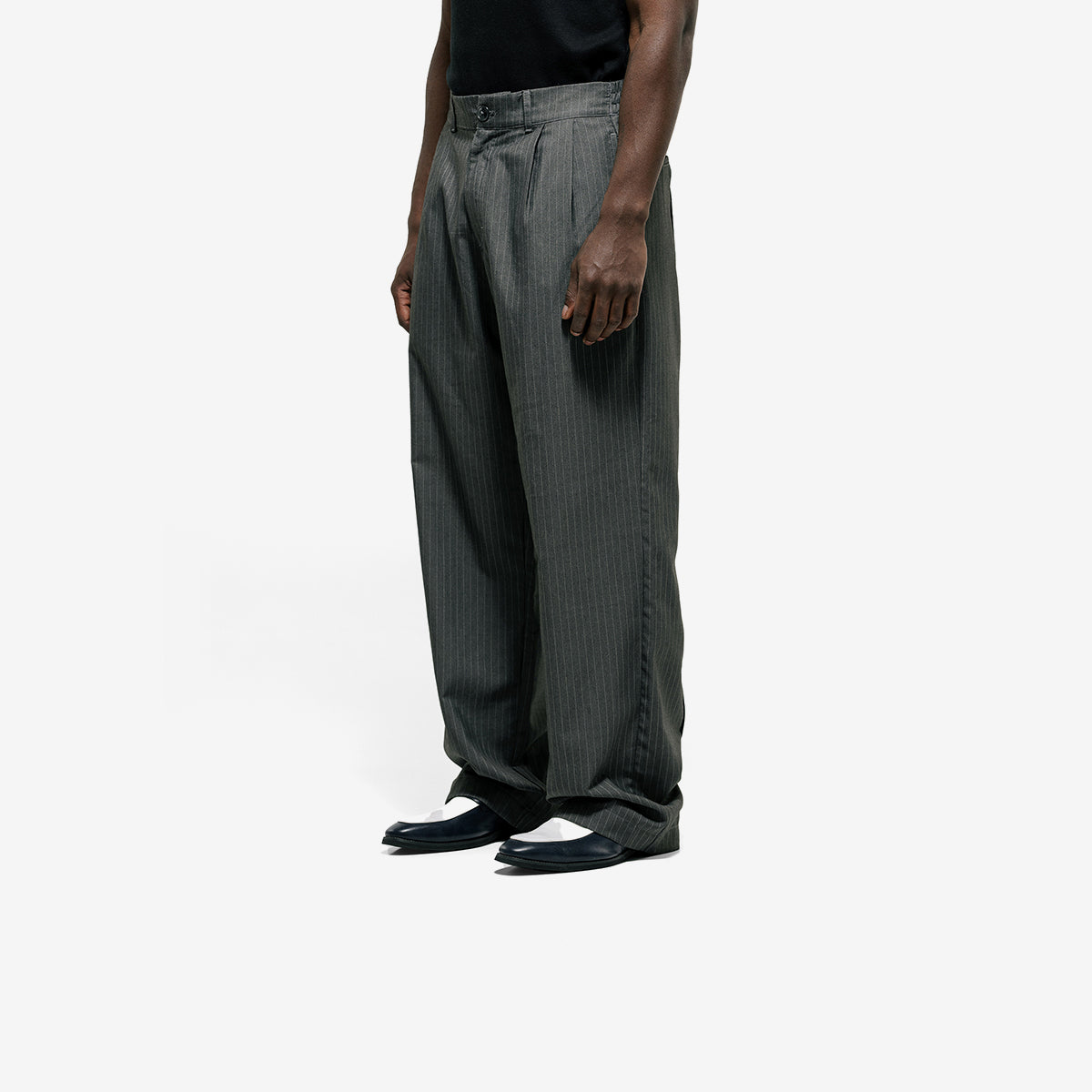 Monoic Trouser a rayas ‘Gris Ratón'